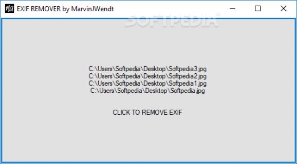 Exif Remover screenshot