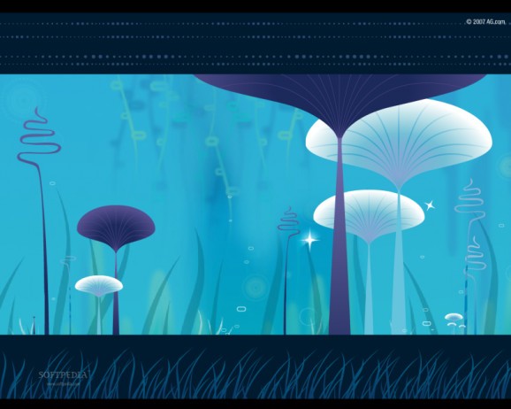 Exotic Wetland Blue screenshot