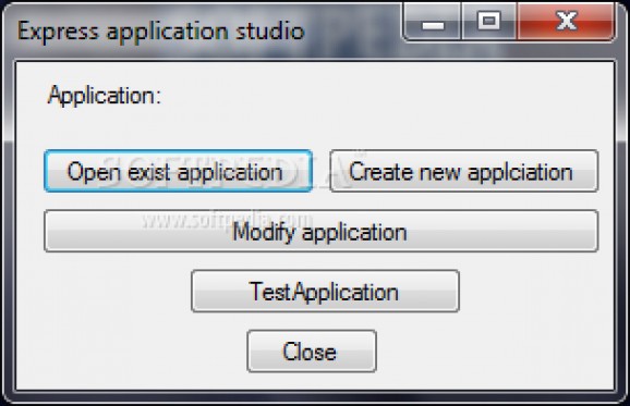 Expess application studio Lite screenshot