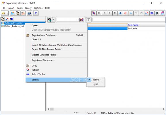 Exportizer Enterprise screenshot