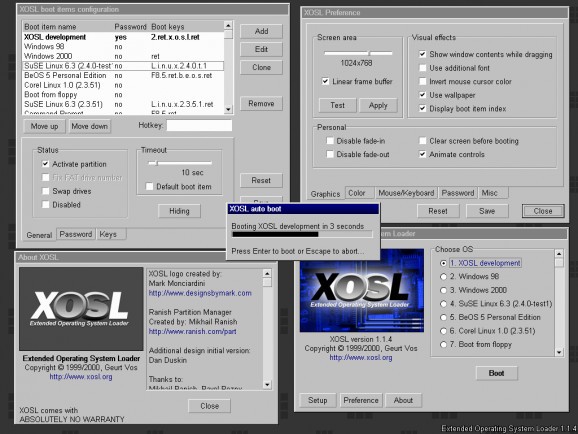 Extended Operating System Loader screenshot