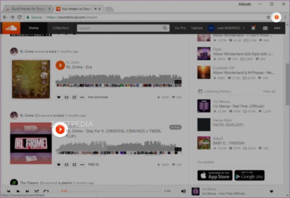 Quick Preview for Soundcloud for Chrome screenshot