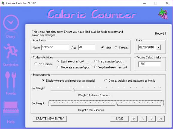 Calorie Counter screenshot