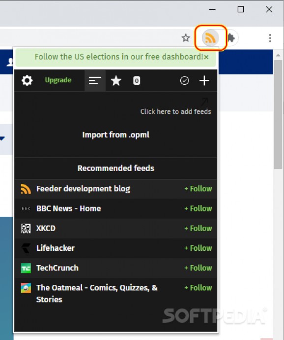 RSS Feed Reader screenshot