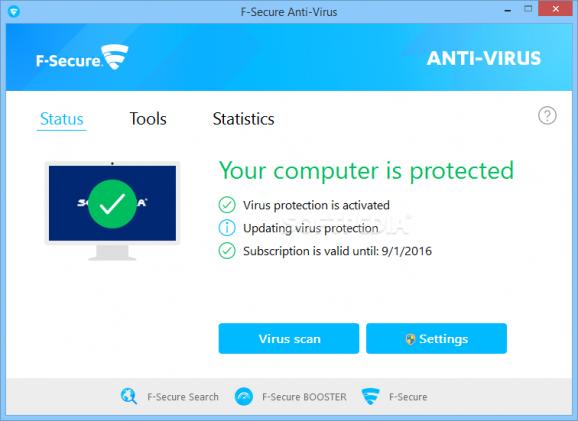 F-Secure Virus Definitions screenshot