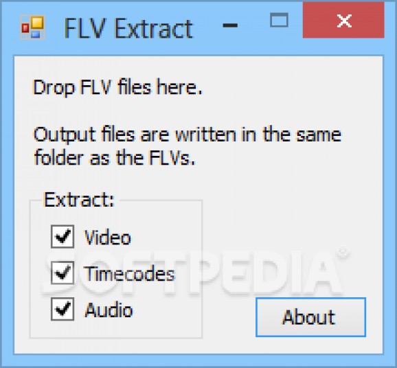 FLV Extract screenshot