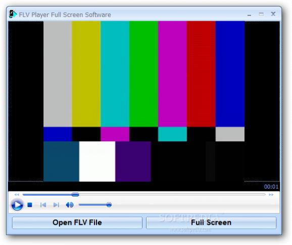 FLV Player Full Screen Software screenshot