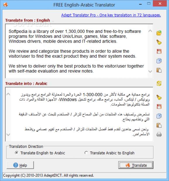 FREE English-Arabic Translator screenshot