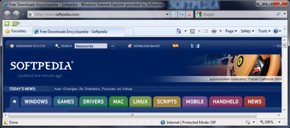 FRoSP Internet Explorer Toolbar screenshot