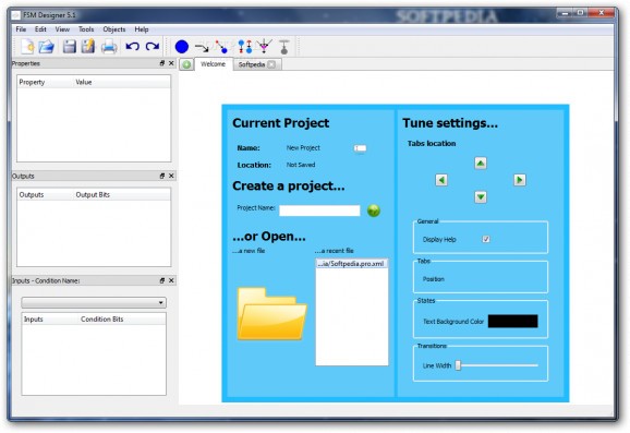 FSM Designer screenshot