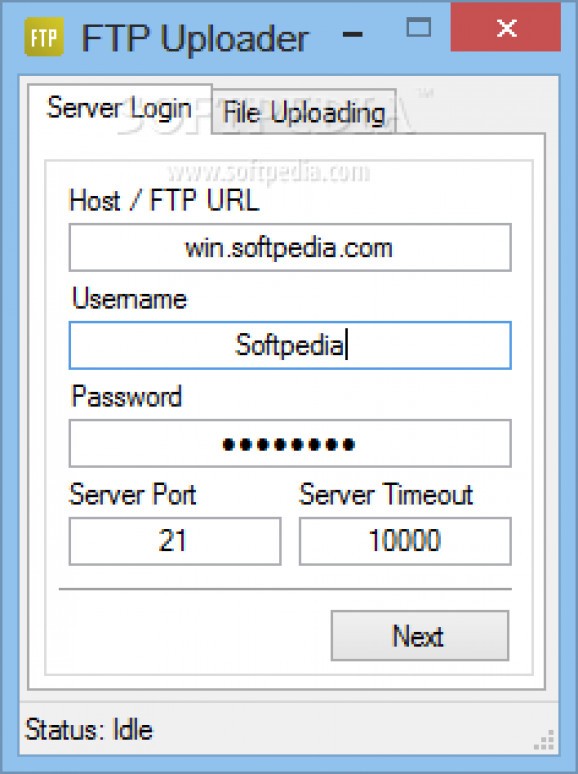 FTPUploader screenshot