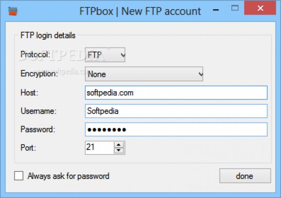 FTPbox Portable screenshot