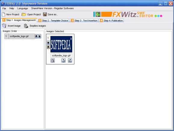 FXWitz Flash SlideShow Editor screenshot