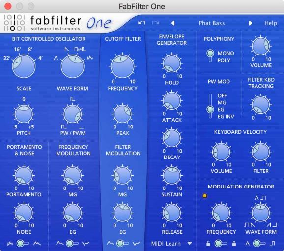 FabFilter One screenshot