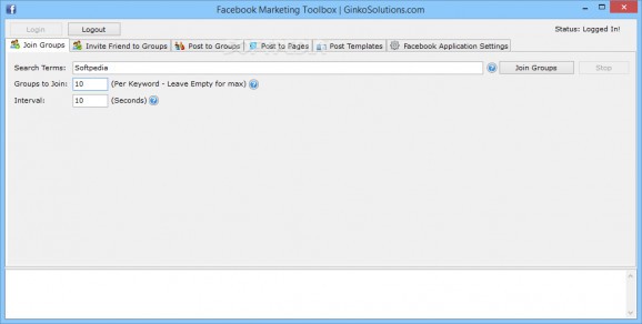 Facebook Marketing Toolbox screenshot