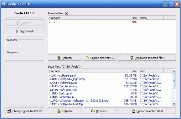 Facilis FTP screenshot
