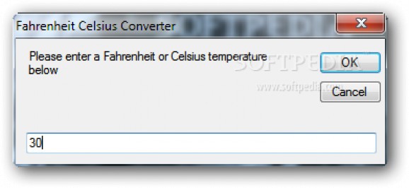 Fahrenheit Celsius Converter screenshot