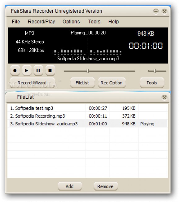 FairStars Recorder screenshot