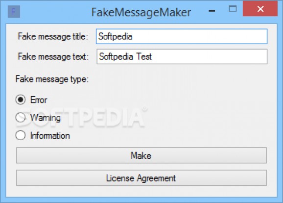 FakeMessageMaker screenshot