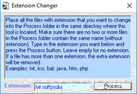 Extension Changer screenshot