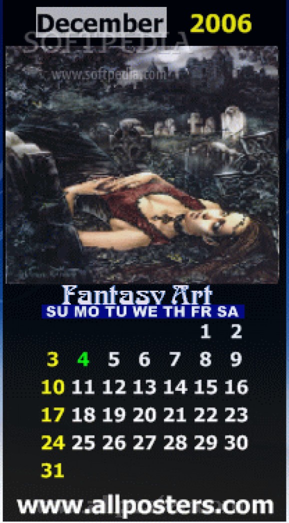 Fantasy Calendar screenshot