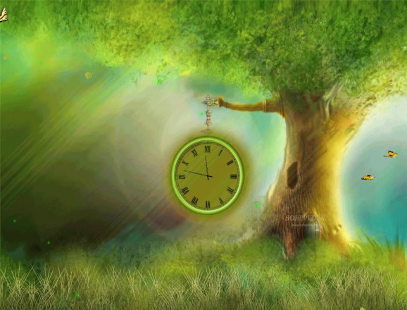 Fantasy Clock Animated Wallpaper screenshot