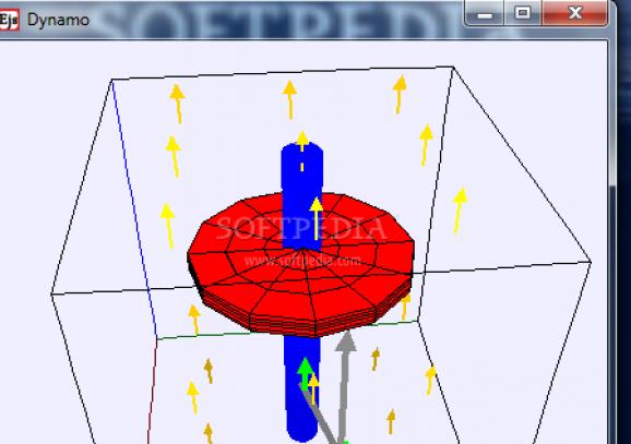 Faraday Disk Dynamo Model screenshot