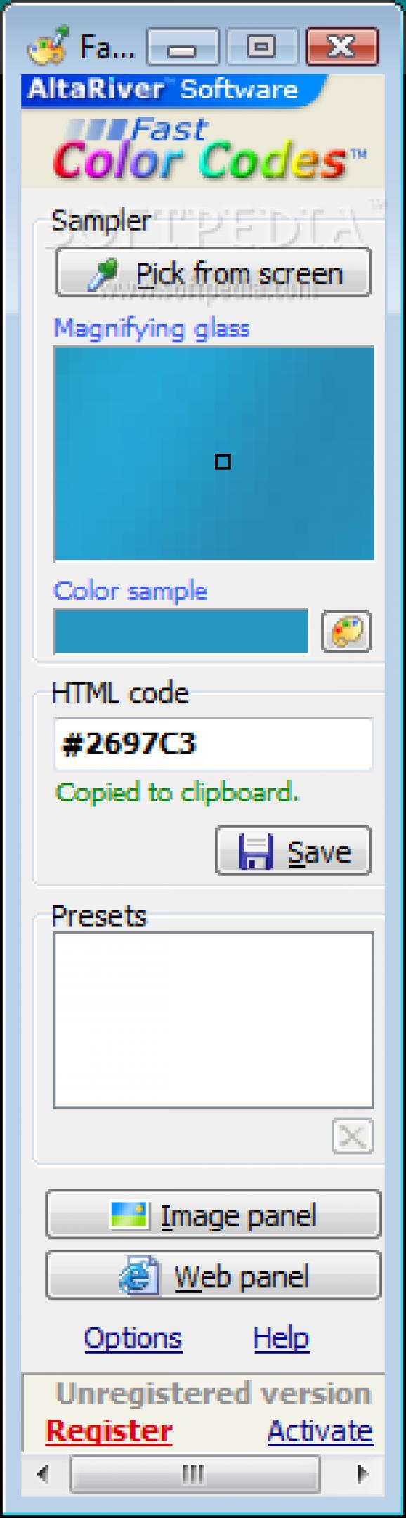 Fast Color Codes screenshot