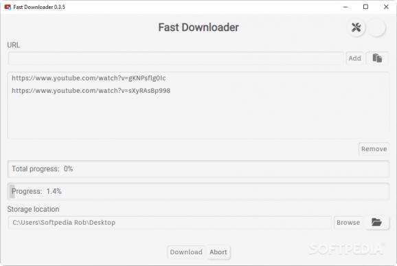 Fast Downloader screenshot
