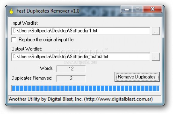 Fast Duplicates Remover screenshot