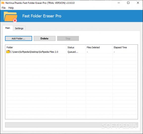 Fast Folder Eraser Pro screenshot