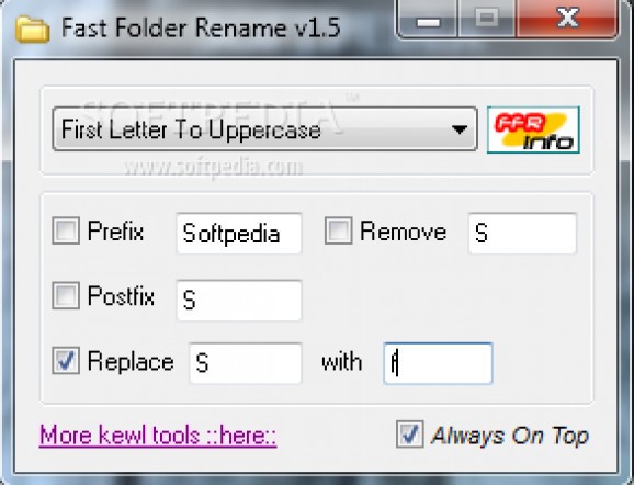 Fast Folder Rename screenshot