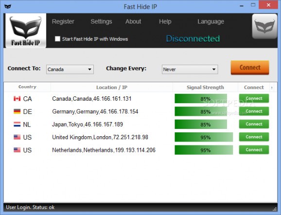 Fast Hide IP screenshot