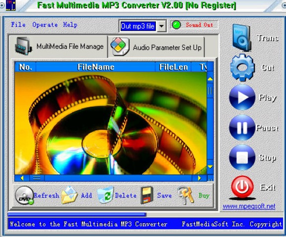 Fast Multimedia MP3 Converter screenshot