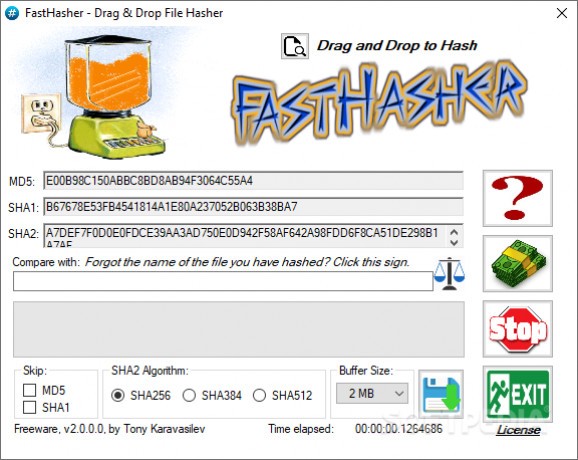 FastHasher screenshot