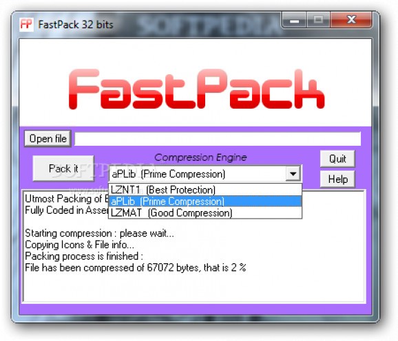 FastPack 32 screenshot