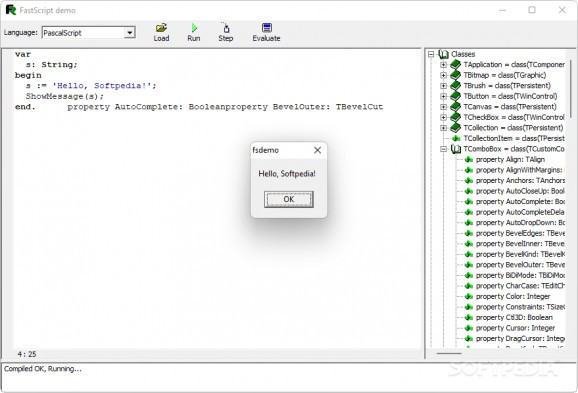 FastScript screenshot