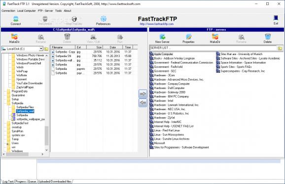 FastTrack FTP screenshot