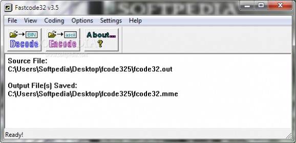 Fastcode32 screenshot