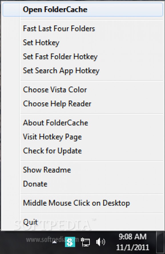 Folder Cache screenshot