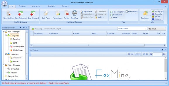 FaxMind Server (formerly Fax Server Plus) screenshot