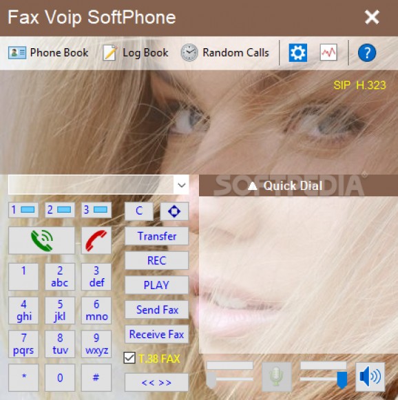 Fax Voip Softphone screenshot