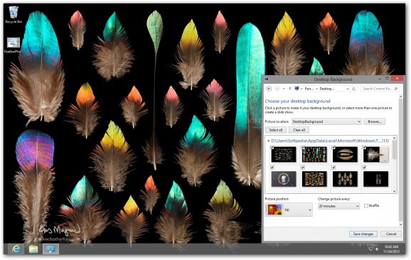Feather Photos Theme screenshot