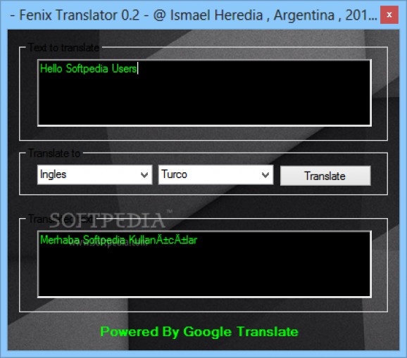 Fenix Translator screenshot