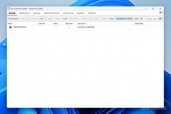 Ferro Backup System screenshot