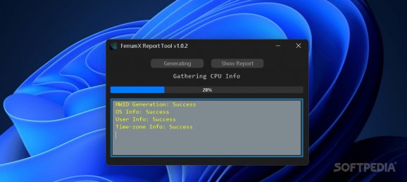 FerrumX Report Tool screenshot