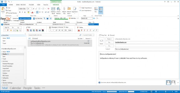 FewClix for Outlook PRO+ screenshot