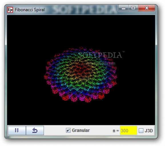 Fibonacci Spiral screenshot