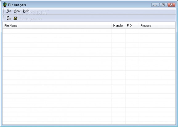 File Handle Analyzer screenshot