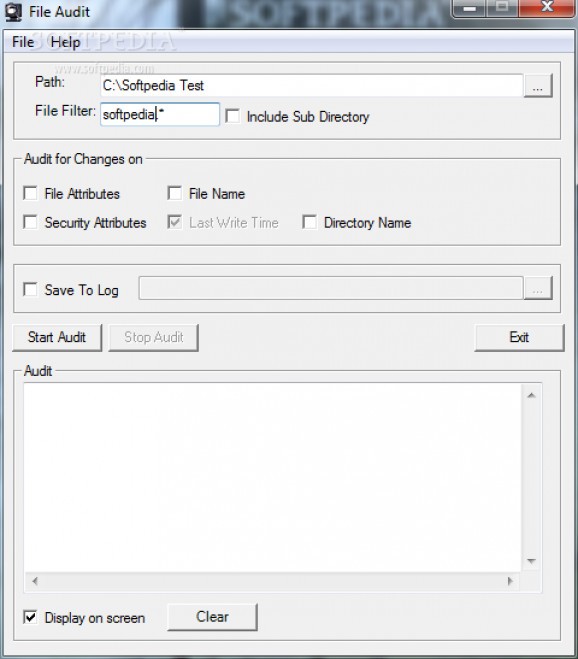 File Audit screenshot